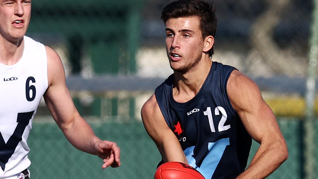 Nick Daicos in action for Vic Metro. Picture: Michael Klein