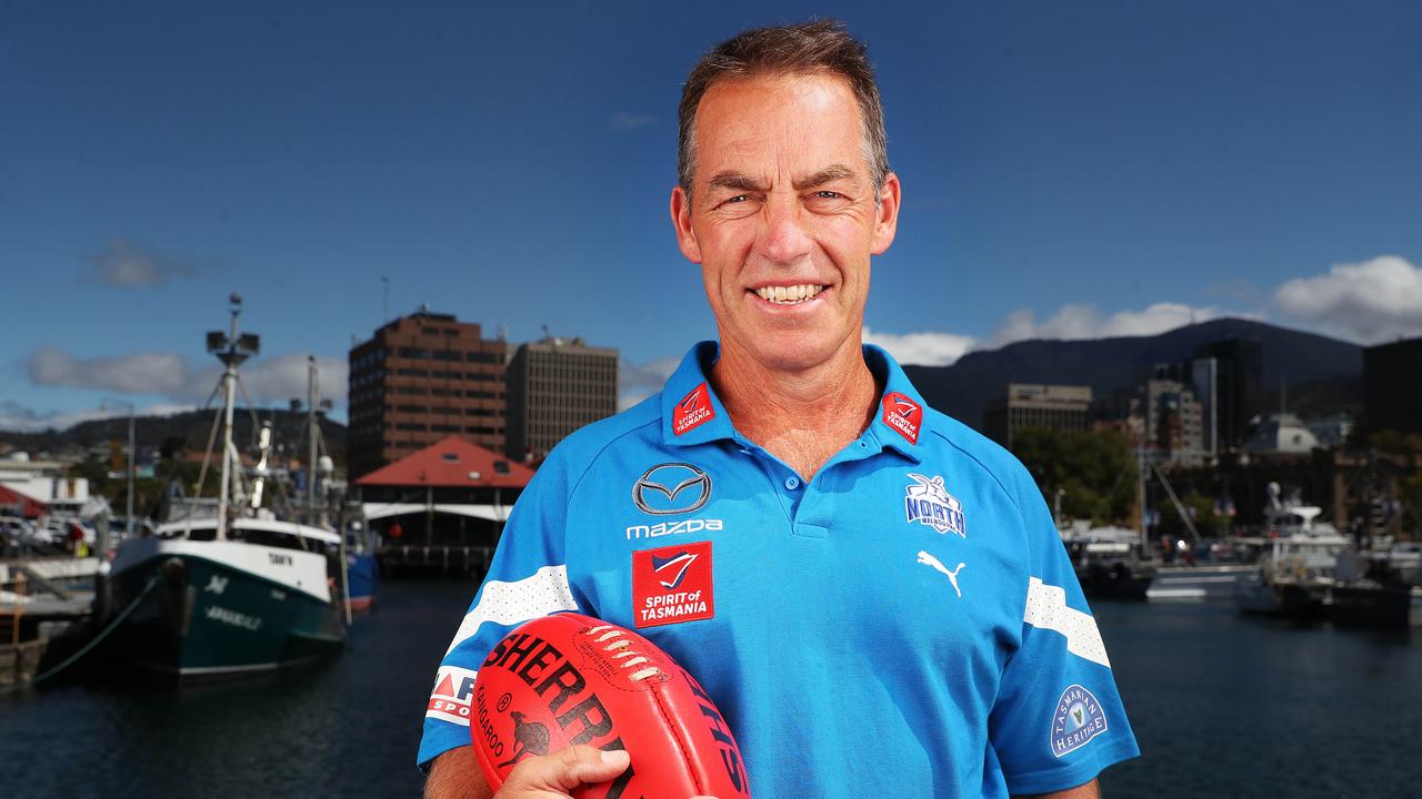 Alastair Clarkson is a big fan of a Tasmanian team. Picture: Nikki Davis-Jones