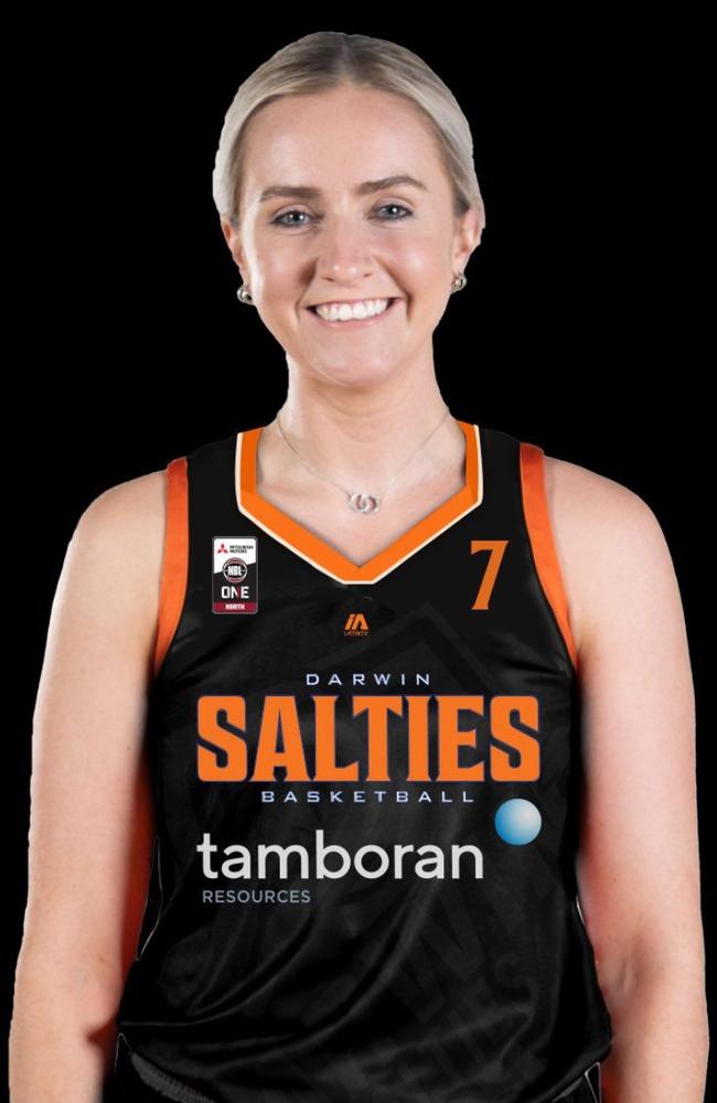 League MVP Courtney Woods signs with the Darwin Salties for 2024 NBL1 North season. Picture: Contributed.