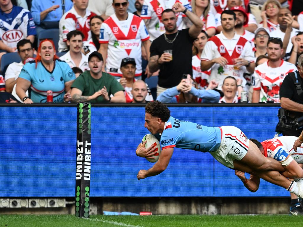 He had a strong game against the Dragons. Picture: NRL Photos