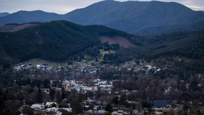 The town of Bright. Picture: Arsineh Houspian