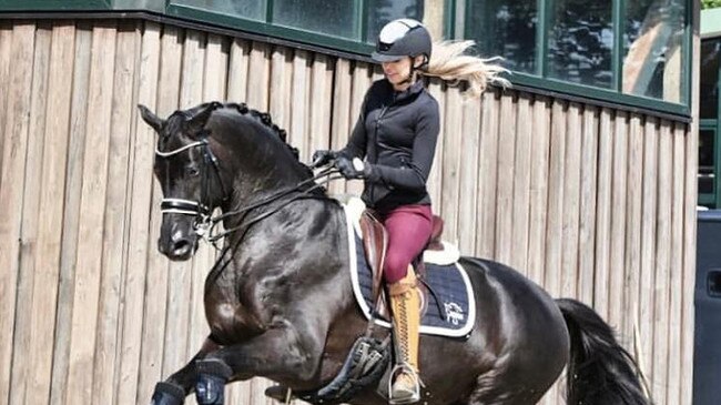 Equestrian Simone Pearce planned to compete at the Olympics from an early age. Picture: Supplied.