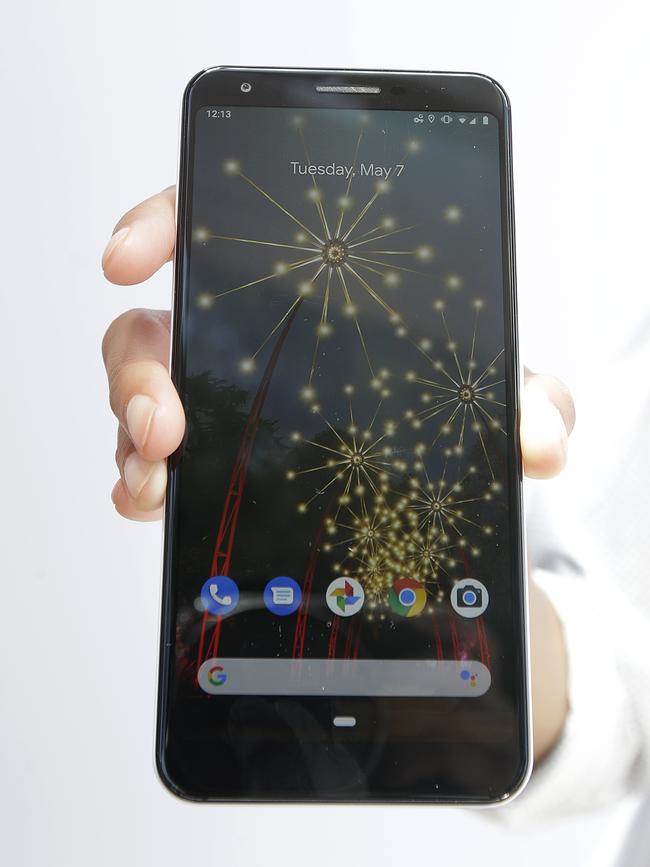 A Google Pixel 3a phone. Picture: AP 