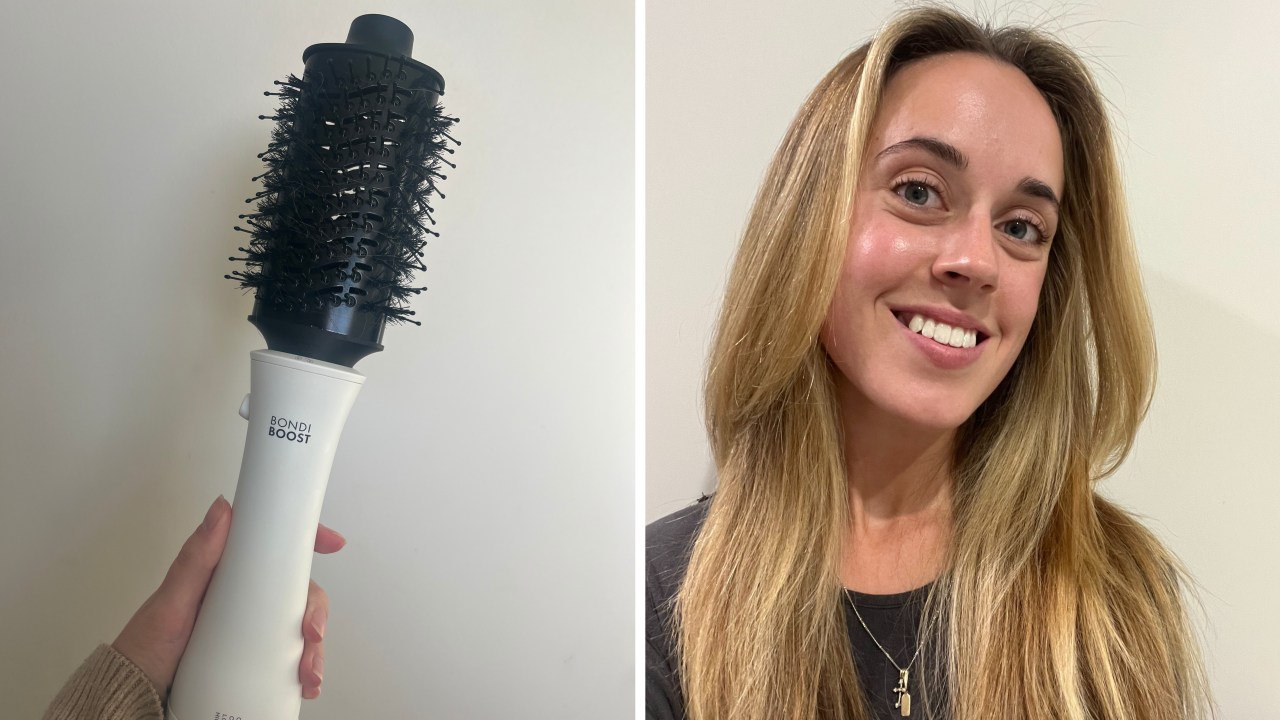 The Bondi Boost Blowout Brush might not be a traditional hair dryer, but it's the best hair dryer I've owned. Image: Supplied