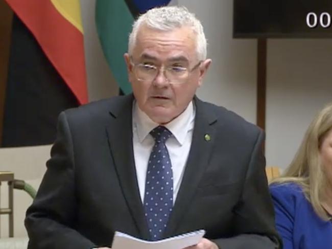 Andrew Wilkie exposed the testing regime in parliament.