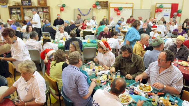 Attending a charity Christmas lunch can also be an opportunity to make new friends. 