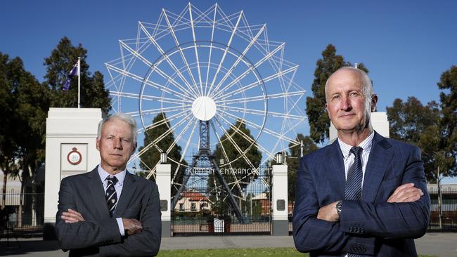 The 2020 Royal Adelaide Show has been cancelled this year. Royal Agricultural &amp; Horticultural Society of SA President Rob Hunt and its CEO John Rothwell made the announcement. Picture SARAH REED