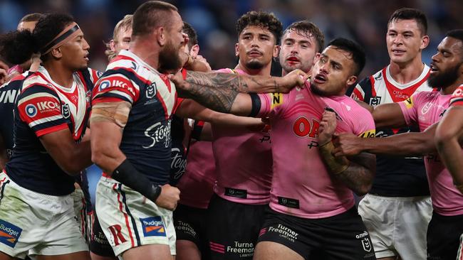 Jared is always in the thick of the action. Picture: Jason McCawley/Getty Images