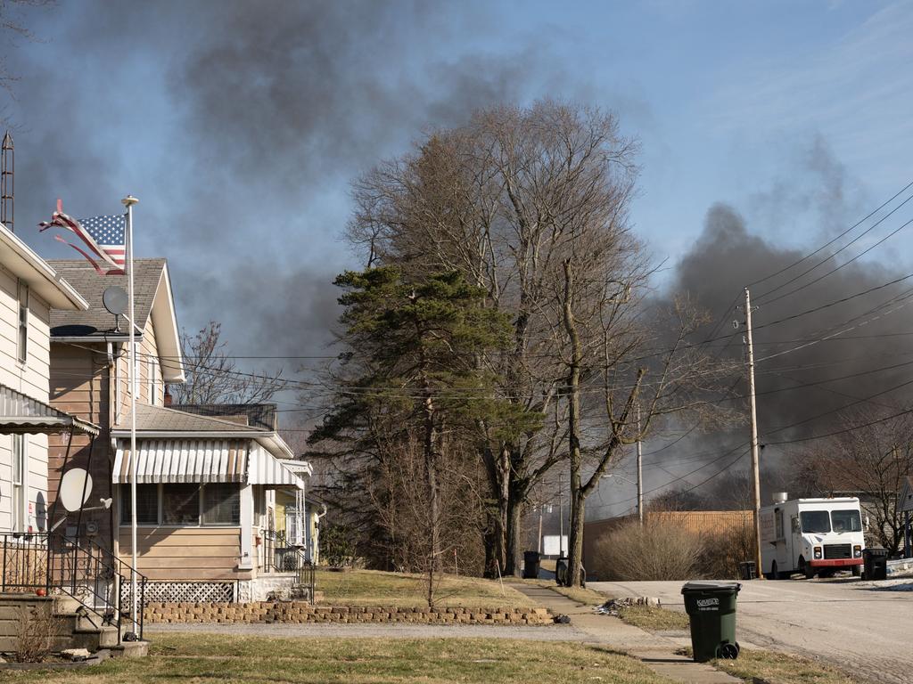 Officials conducted a controlled burn in the area to avoid a ‘catastrophic tanker failure’ that could have set off a gigantic explosion.