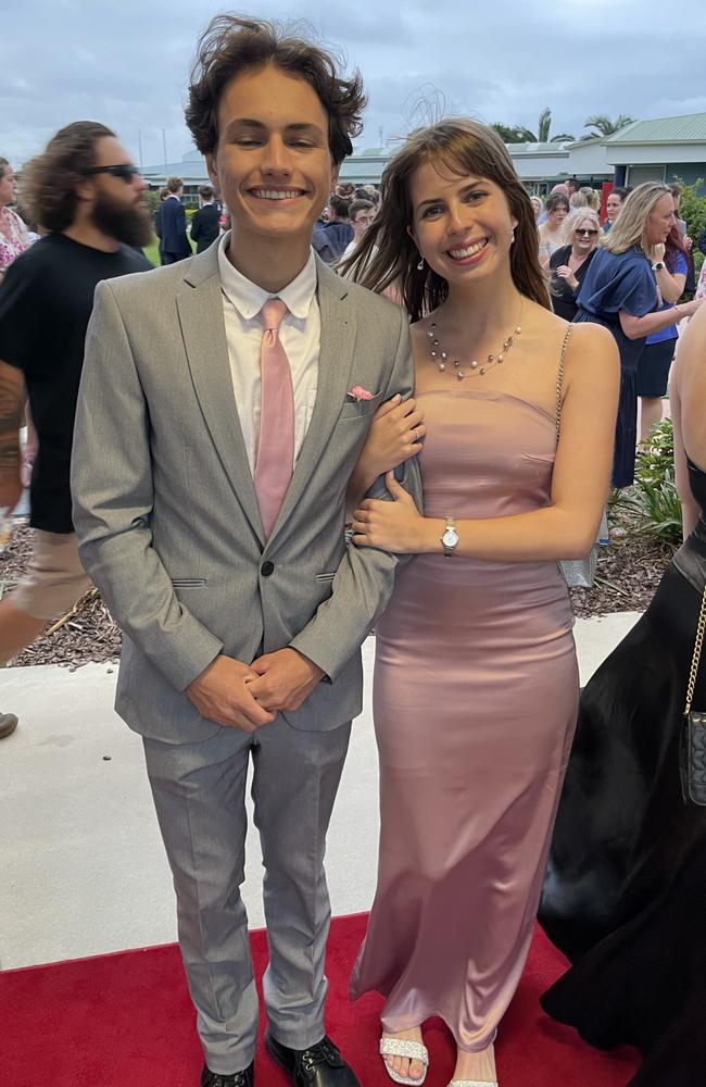 Saul and Sophie at the 2023 Mountain Creek State High formal.