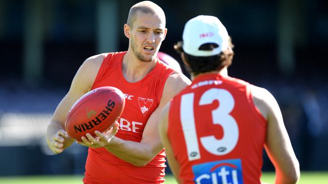 Sam Reid (left) and Oliver Florent have been selected for AFLX. Pic: AAP