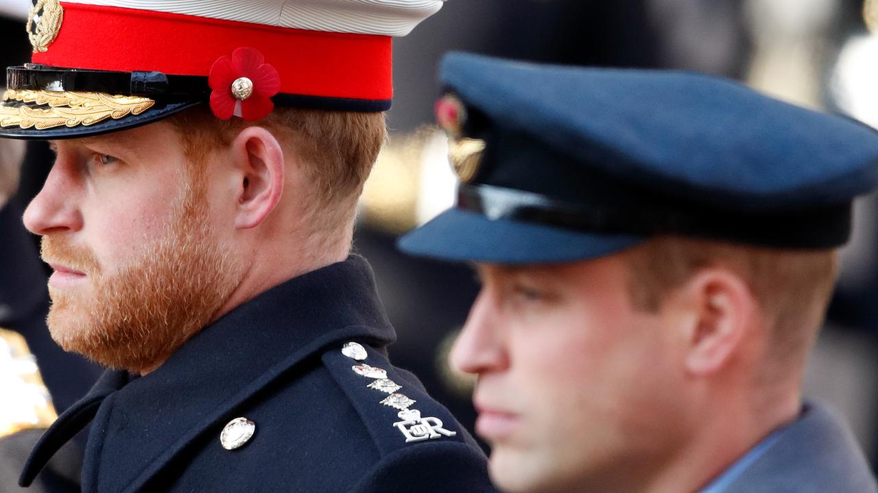 Harry and William were last reunited at their grandfather Prince Philip’s funeral, where they had a heated argument. Picture: Getty Images