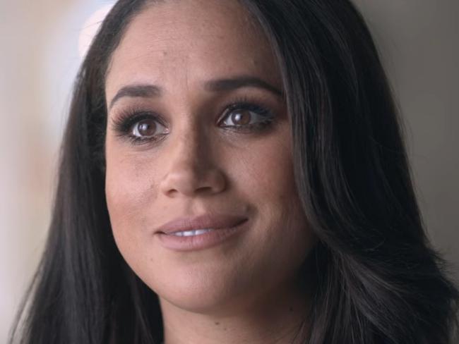 Screengrabs from Harry and Meghan Netflix docuseries. Picture: Netflix