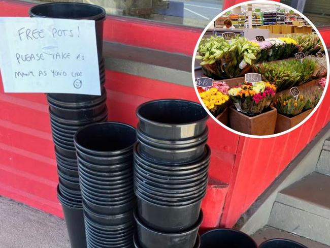 Supermarket giants Coles and Woolworths have been called out for their unsustainable recycling of supplied flower pots.