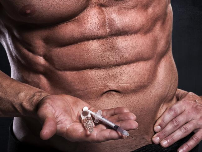 For men, anabolic steroids can cause enlarged breasts, shrunk testicles, baldness and aggression. Picture: iStock