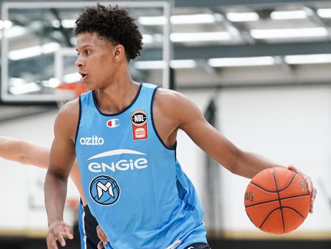 Dash Daniels in action during his first day at Melbourne United. Picture: Melbourne United Media