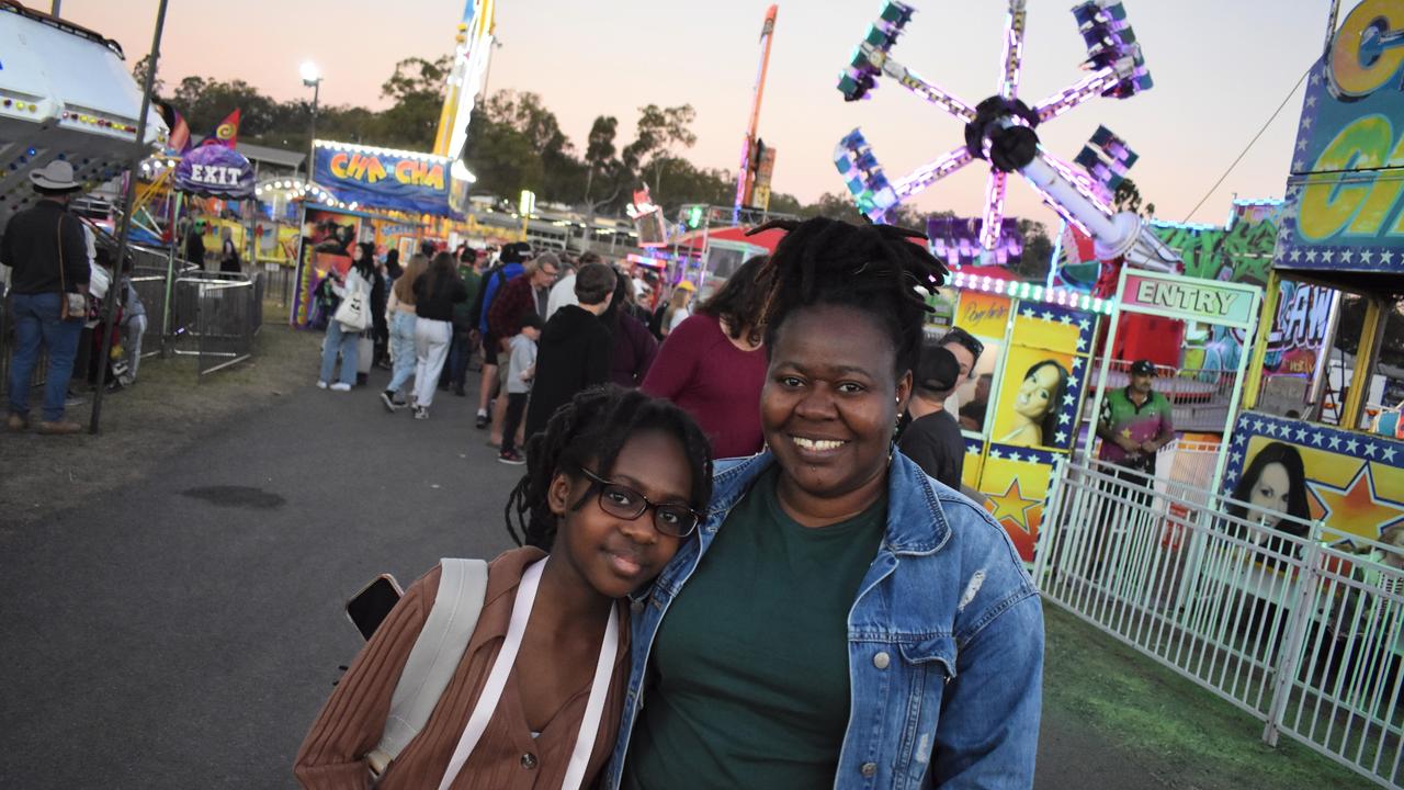 Rita and Deby Nununelly at the Gatton Show on Saturday, July 22, 2023. Picture: Peta McEachern