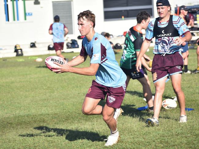 CQ Capras under-16, under-18, under-21 and senior men training at Kettle Park, Rockhampton, on December 3, 2022.