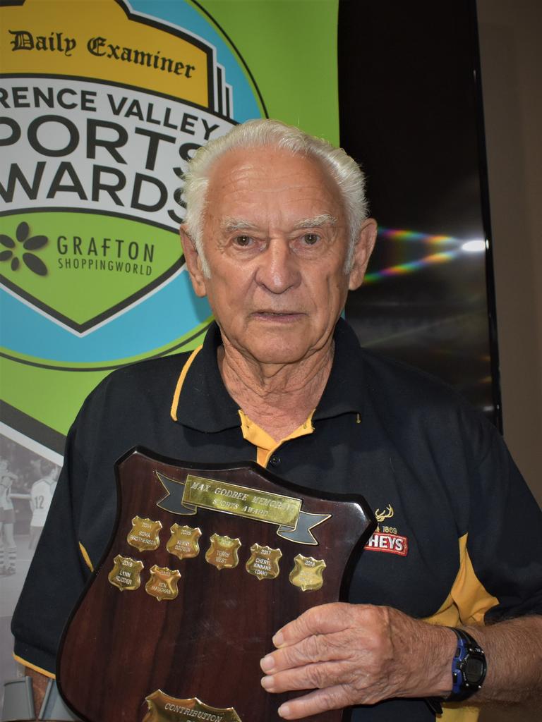 Clarence Canegrowers Association Max Godbee Award winner for Contribution to Sport in the Clarence Valley was Ken Maughan at the 2020 Clarence Valley Sports Awards at Grafton District Services Club on Saturday, 14th November, 2020. Photo Bill North / The Daily Examiner