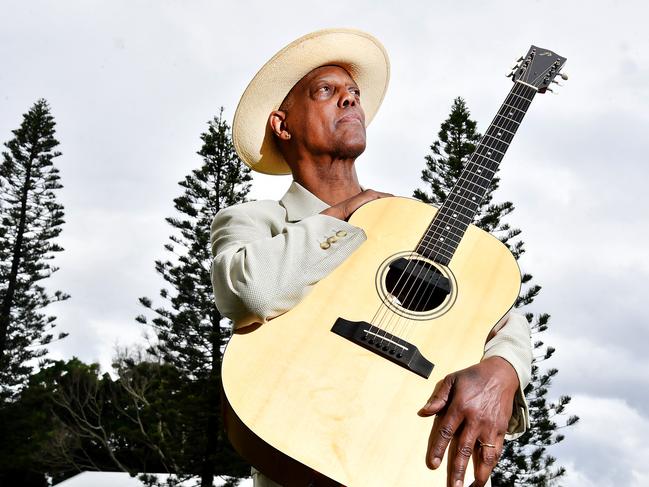 Blues on Broadbeach, with three-time Grammy nominee and legendary American blues troubadour Eric Bibb.Thursday May 16, 2024. Picture, John Gass
