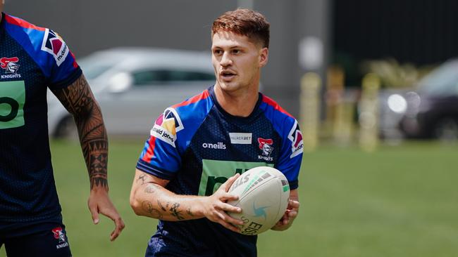 Knights star Kalyn Ponga is a prime target for the Dolphins. Picture: Knights Digital