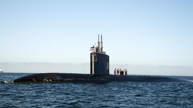 United States Submarine USS Ashville in Perth.