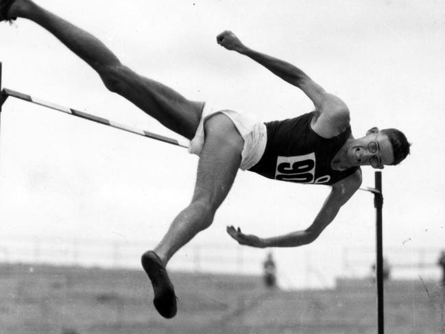 Charles (Chilla) Porter - high jump jumper. sport athletics action 1982 file pic