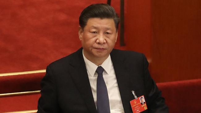 Chinese President Xi Jinping attends the opening of the National People's Congress in Beijing in May. Picture: Getty Images