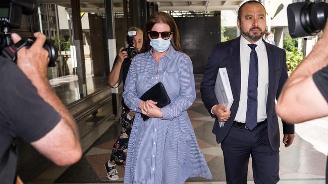 Samantha Palmer at an earlier court appearance. Picture: James Gourley