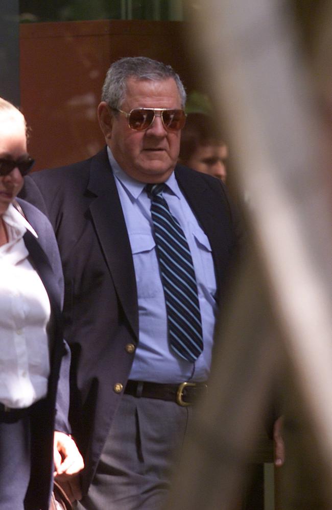 Neville Creen leaving court after his first trial.