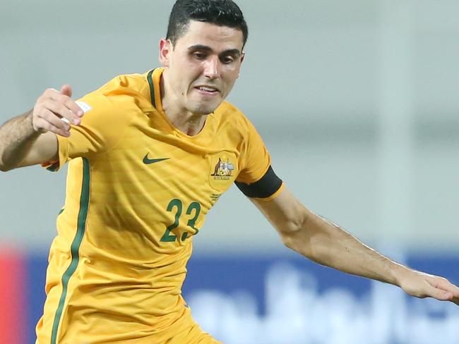 Tom Rogic. The Socceroos Vs Thailand at Rajamangala Stadium in Bangkok. Pic Jono Searle.