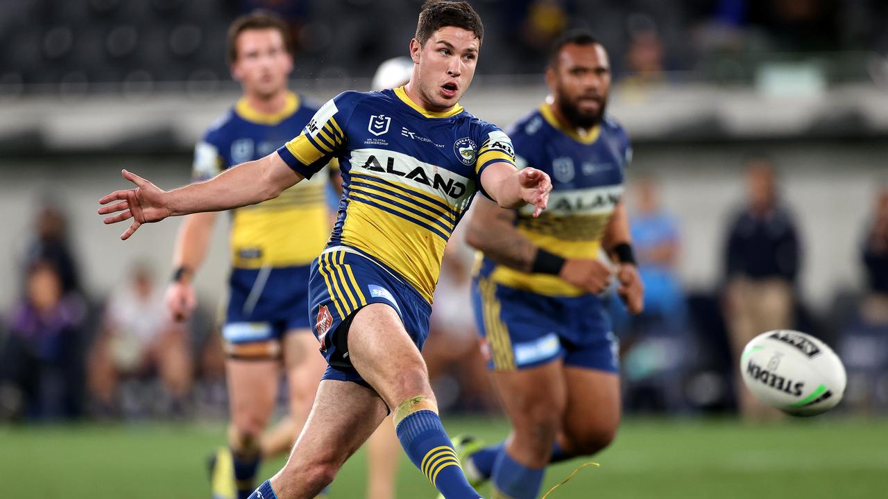 Parramatta's Mitchell Moses has been under the pump from critics. Picture. Phil Hillyard