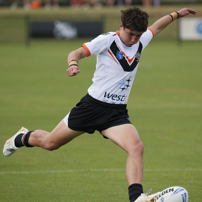 Curtis Lakeman. Macarthur Wests Tigers vs Western Rams. Andrew Johns Cup. Picture: Warren Gannon Photography