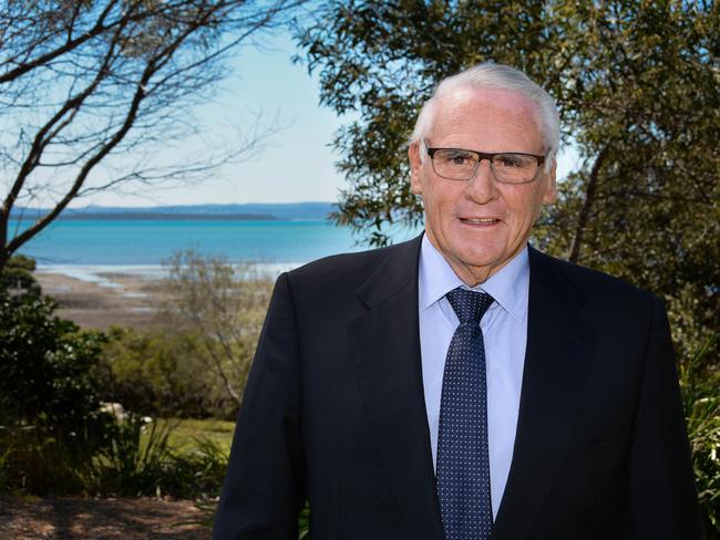 Lang Walker will be hosting Lindsay Fox and friends at his private Fijian island. .Picture: Matt Murray, Redland City Council