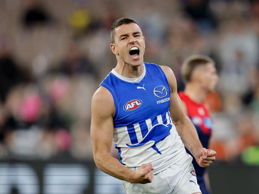 Luke Davies-Uniacke has shone in the past month. Picture: Dylan Burns/AFL Photos via Getty Images.