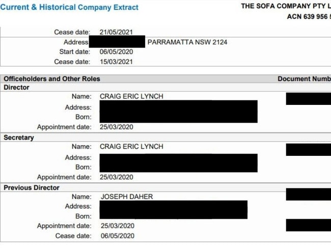 Craig Lynch became director of The Sofa Company Pty Ltd in March 2020. Picture: Supplied