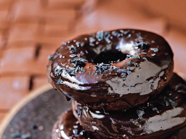 Salted chocolate doughnuts. Mouth-watering. Picture: Supplied