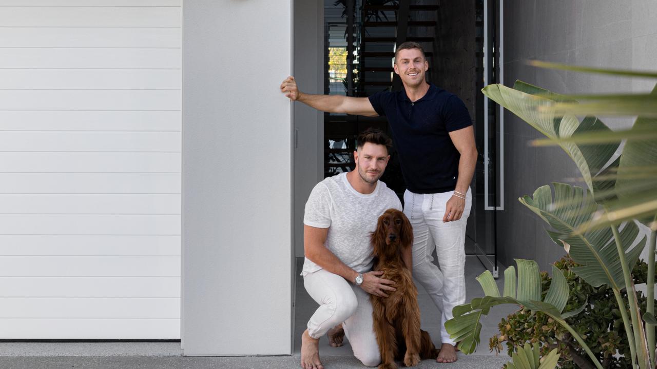 Josh Dzufer and Jarrod Cramp of Sunshine Coast development company Nexus Building Group sold 1/10 Boorook St, Buddina for $2.7m in what was described as new benchmark for duplexes.