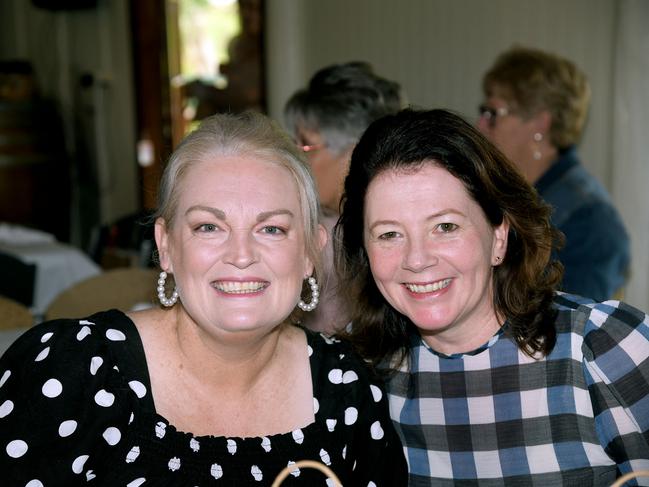 Enjoying lunch, Tammy Smith and Leesa Sheppard. Heritage Bank Toowoomba Royal Show. Sunday March 27, 2022