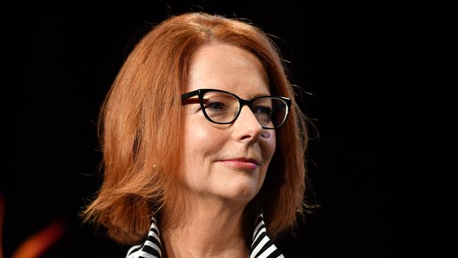 EMILY’s List was co-founded by former Prime Minister Julia Gillard. Picture: AAP/Brendan Esposito