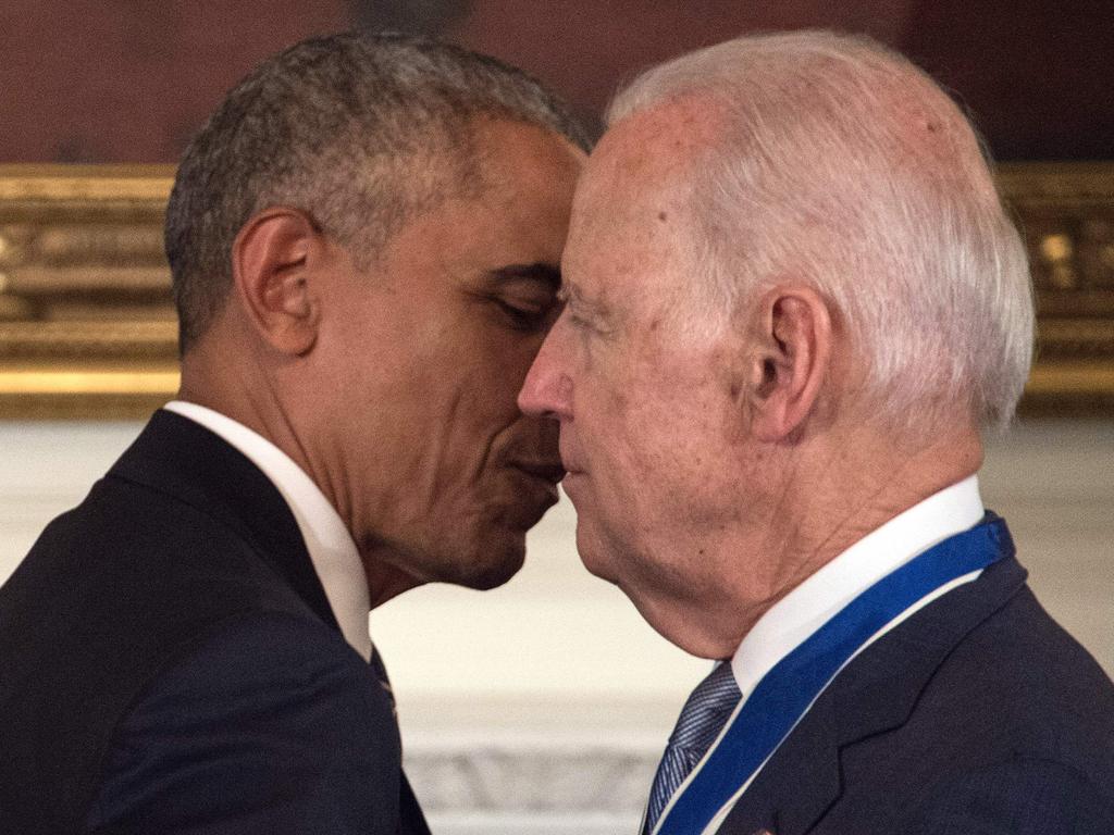 Former president Barack Obama is ‘behind the campaign’ to pressure Joe Biden to drop out of the 2024 presidential race. Picture: AFP