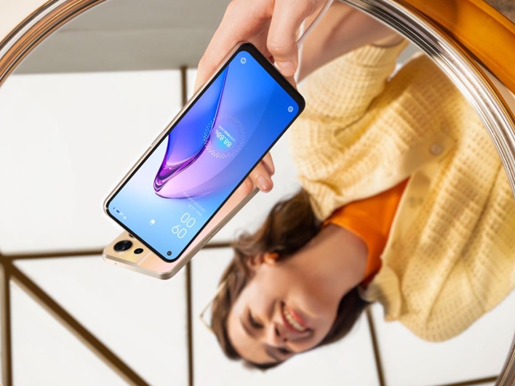 The OPPO Reno8 is a very attractive phone. Picture: Supplied