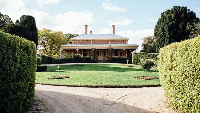 Yuulong Estate at Scotsburn, Victoria, is Kate Mitchell's property and is priced from $4500 a day for the external.