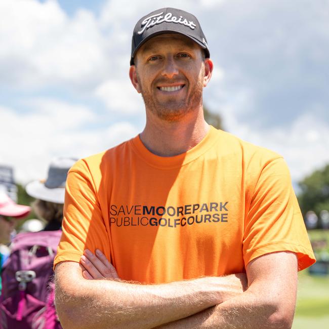 Save Moore Park Golf Course campaigner Jared Kendler. Picture: Thomas Lisson