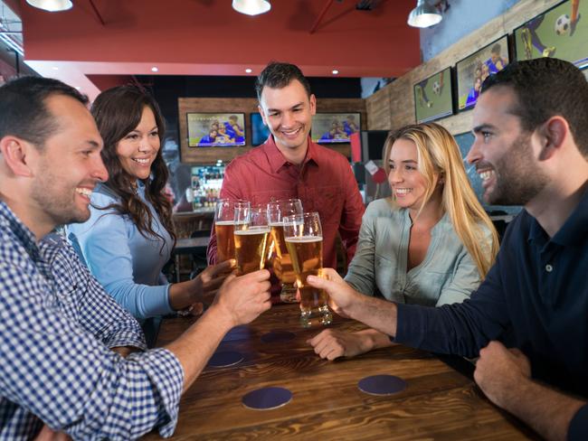 Generic photo of people drinking beer. Picture: iStock