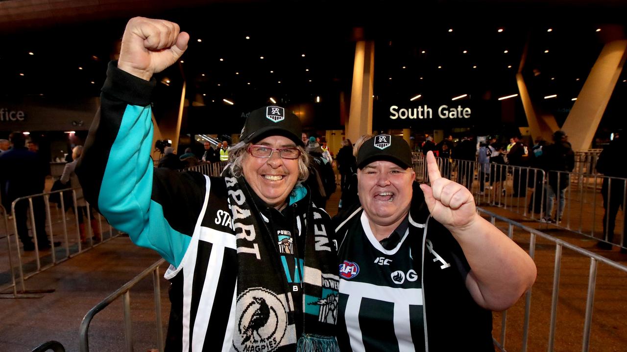 Port Adelaide says its fans are central to its push to wear the guernsey twice a year.