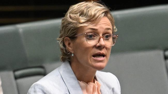 CANBERRA, AUSTRALIA  - NewsWire Photos - February 13, 2025: Zali Steggall during Question Time at Parliament House in Canberra. Picture: NewsWire / Martin Ollman