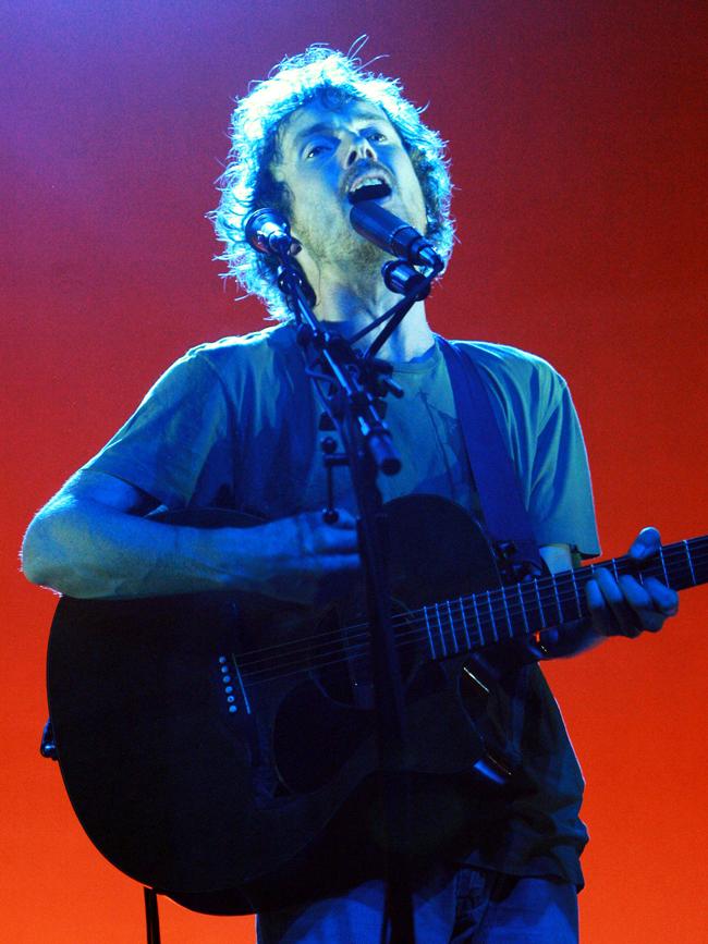 Singer Damien Rice at Thebarton Theatre in 2007.