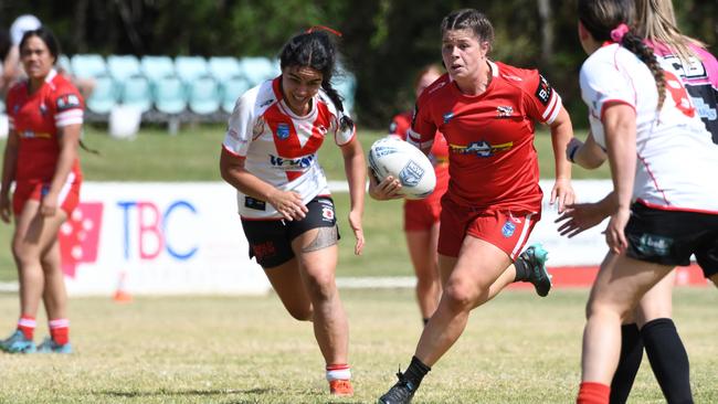 Kaarla Cowan in the action for the Illawarra Steelers. Photo: Contributed