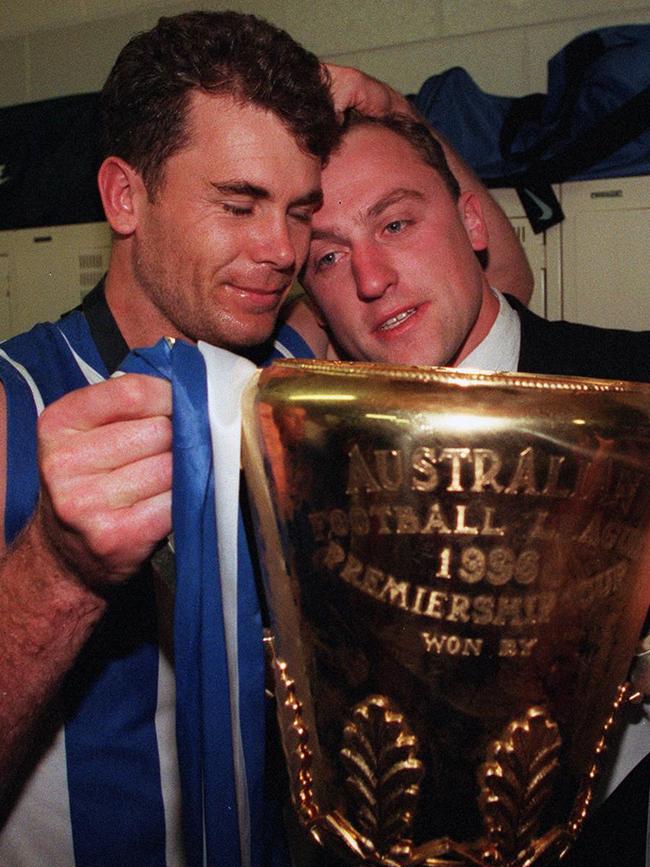 Swans John Longmire missed North Melbourne’s 1996 premiership with a knee injury.